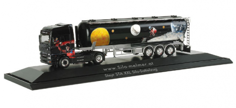 Herpa&nbsp;Steyr STA XXL Silo-Szg. Melmer / Raich