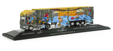 Herpa&nbsp;Scania R TL K�hlkoffer-Szg. Herpa Monument II