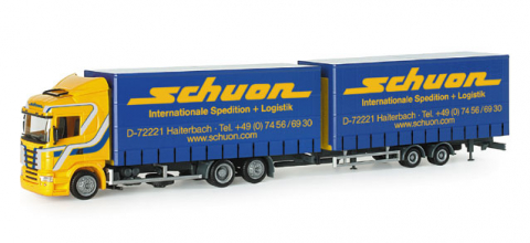 Herpa&nbsp;Scania R HL Volumen-H�ngerzug Schuon
