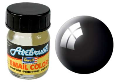 Revell&nbsp;Revell Airbrush Farbe schwarz glaenzend 25ml
