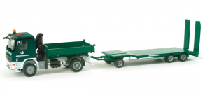 Mercedes Actros Baukipper mit Goldhofer TU3 Anh�nger Waggershauser
