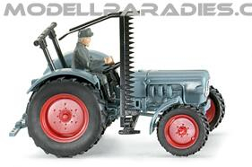 Eicher-K�nigstiger mit M�hwerk und Fahrer