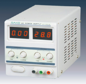 Labornetzger�t, regelbar 0-30V/0-5A